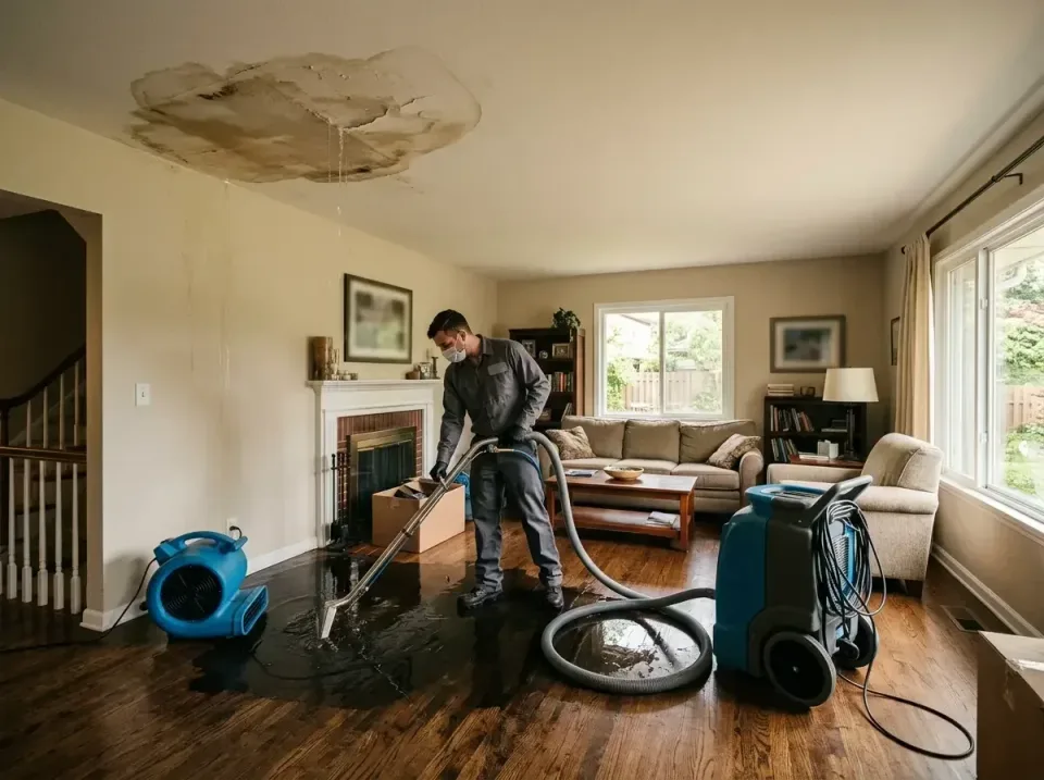 attic-pipe-burst-ceiling-drip-008 — frequently asked questions, Water Damage Restoration & Carpet Care in Horace, ND